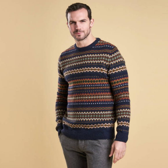 ❌SOLD❌barbour case fair isle crew neck sweater XL - Picture 5 of 8